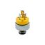 Arrow Hart Standard Locking Plug, Stand-Alone Box Packaging, 15A, Commercial, 125V, Yellow, 2473-BOX