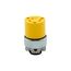 Arrow Hart Standard Locking Connector, Stand-Alone Box Packaging, 15A, Commercial, 125V, Yellow, 2493-BOX