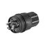 Arrow Hart Watertight Locking Plug, #18-10 Awg 15A, 277V, Black, L7-15, 2-Pole 3-Wire, 24W34BK
