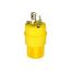 Arrow Hart Watertight Locking Plug, #18-10 Awg 15A 125V, L5-15, 2-Pole 3-Wire, 24W47
