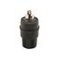 Arrow Hart Watertight Locking Plug, #18-10 Awg 15A 125V, Black, L5-15, 2-Pole 3-Wire, 24W47BK