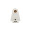Lampholder, Non-Shunted, T8/T12, Stationary, White, Fluorescent, Thermoset, 600V, 660W, 2506W-BOX