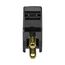 Straight Blade Plug, #18-10 Awg 15A 125V, Black, 1-15P, 2-Pole, 2-Wire, 18-2 Through 16-2, Bulk, 2600BK-BU