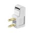Straight Blade Plug, #18-10 Awg 15A 125V, 1-15P, 2-Pole, 2-Wire, 18-2 Through 16-2, Bulk, 2600W-BU