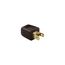 Straight Blade Plug, #18-10 Awg 10A 125V, Brown, 1-15P, 2-Pole, 2-Wire, 18-2 Spt-1 Cord, Bulk, 2601-6B-BU