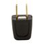 Straight Blade Plug, #18-10 Awg 10A 125V, Black, 1-15P, 2-Pole, 2-Wire, 18-2 Spt-1 Cord, Bulk, 2601-6BK-BU