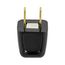 Straight Blade Plug, #18-10 Awg 10A 125V, Black, 1-15P, 2-Pole, 2-Wire, Bulk, 2601BK-BU