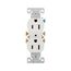 Residential Duplex Receptacle, #14-10 Awg 15A 125V, SideAnd Push, Auto Grounding, 270-9W