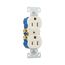 Residential Duplex Receptacle, #14-10 Awg 15A 125V, SideAnd Push, Light Almond, Impact-Resistant, 270LA
