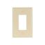 Decorator / Gfci Wallplate, Ivory, Decorator Cutout, Thermoset, Single- Gang, Oversize, Ed Box, 2751V-BOX