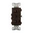 Commercial Combo Switch, Stand, #14-#12 Awg 15A, 120/277V, Brown, (1) 1-Pole, (1) 3-Way, Duplex, 275B-BOX