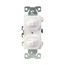 Commercial Combo Switch, Stand, #14-#12 Awg 15A, 120/277V, Wht, (1) 1-Pole, (1) 3-Way, Duplex, 275W-BOX