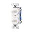 Commercial Combo Switch, Stand, #14-#12 Awg 15A, 120/277V, Wht, (1) 1-Pole, (1) 3-Way, Duplex, 275W-BOX