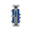 Commercial Combo Switch, Stand, #14-#12 Awg 15A, 120/277V, Wht, (1) 1-Pole, (1) 3-Way, Duplex, 275W-BOX