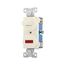 Commercial Combo Switch, Neon Pilot Light #14-#12 Awg 15A 120V Switch 125V Pil Lgt, Light Almond, 277LA-SP