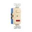 Commercial Combo Switch, Neon Pilot Light, #14-#12 Awg 15A, 120V Switch, 125V (Pil Lgt), Ivy, 277V-BOX