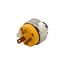 Arrow Hart Armored Power Plug, #14-10 Awg 30A, 125V, Armored Vinyl, 10-20P, 3-Pole, 3-Wire, 2836-BOX