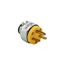 Straight Blade Plug, #14-10 Awg 15A, 250V, Armored Vinyl, 6-15P, 2-Pole 3-Wire, 0.25-0.63", 2866-BOX