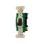 Arrow Hart Toggle Switch, #14-10 Awg 30A, 120/277V, Brown, 2-Pole, 3032B