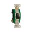 Arrow Hart Toggle Switch, #14-10 Awg 30A, 120/277V, Brown, 2-Pole, 3032B