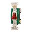 Arrow Hart Toggle Switch, Pilot Lighted Red, #14-10 Awg 30A, 120/277V, Red, 3032PL