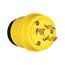 Severe Duty Locking Plug, #18-10 Awg 30A, 125/250V, Severe Duty, 3-Pole, 3-Wire, 0.38 To 1.00 In, 3331PY