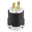 Locking Plug, #16-12 Awg, 30A, 120/208V, Safety Grip, 4-Pole, 4-Wire, 0.63 To 1.16 In, 3431N-M