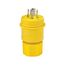 Arrow Hart Watertight Locking Connector, #18-10 Awg 30A, 120/208V, 4-Pole, 4-Wire, 3431PW