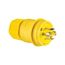 Arrow Hart Watertight Locking Connector, #18-10 Awg 30A, 120/208V, 4-Pole, 4-Wire, 3431PW