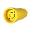 Arrow Hart Watertight Locking Plug, #14-10 Awg 30A, 120/208V, 4-Pole, 4-Wire, 0.43 To 1.15 In, 3433CW