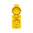 Arrow Hart Watertight Locking Receptacle, #14-8 Awg 30A, 120/208V, 4-Pole, 4-Wire, Non-Grounding, 3433RW