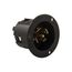 Locking Flanged Inlet, 10A, 20A, Industrial, 250/600V, Black, 4-Pole, Five-Wire, Grounding, 3524BK