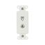 Telephone Jack & Coaxial Adapter Decorator Insert, White, Type F, Rj11, Rj14, Combo, 3562W