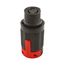 Locking Connector, #10-6Awg 50A, 600 Vac, 250Vdc, Black, Red, Pro Grip, 2-Pole 3-Wire, 3762EX