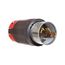 Locking Plug, #10-6Awg, 50A, 600 Vac, 250Vdc, Black, Red, Pro Grip, 2-Pole 3-Wire, Grounding, 3763EX