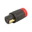 Locking Connector, #10-6Awg 50A, 600 Vac, 250Vdc, Black, Red, Pro Grip, 3-Pole, 4-Wire, 3764EX