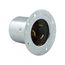 Locking Flanged Inlet, #10-6Awg, 50A, Industrial, 600 Vac, 250Vdc, Back Wiring, Steel, 3775
