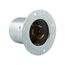 Locking Flanged Inlet, #10-6Awg, 50A, Industrial, 600 Vac, 250Vdc, Back Wiring, Steel, 3777