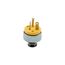 Straight Blade Plug, #18-12 Awg 20A, 250V, Armored Vinyl, 6-20P, 2-Pole 3-Wire, 0.25-0.63", 3809-SP