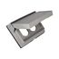 Non-Metallic Duplex Receptacle Cover, Self-Closing, Surface Mount, Gray, Wet, 1-Gang, 3962-BU