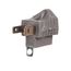 Grounding Adapter, Single Outlet, 15A, 125V, Gray, Thermoplastic, 5-15R, Nema 5-15R, 419GY
