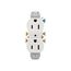 Residential Grade Duplex Receptacle, #14-10 Awg 15A 125V, SideAnd Push, High-Impact Duplex, 4270W