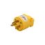 Arrow Hart Straight Blade Plug, #18-12 Awg 20A 125V, 5-20P, 2-Pole 3-Wire, 0.25-0.66"" Dia., 4409-BOX