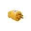Arrow Hart Straight Blade Plug, #18-12 Awg 20A 125V, 5-20P, 2-Pole 3-Wire, 0.25-0.66"" Dia., 4409-BOX