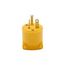 Arrow Hart Straight Blade Plug, #18-12 Awg 20A, 250V, 6-20P, 2-Pole 3-Wire, 0.25-0.66"" Dia., 4509-BOX