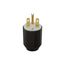 Auto Grip Locking Connector, #16-12 Awg, 15A, 125V, Auto Grip, L5-15, 2-Pole 3-Wire, 4731N