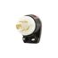 Safety Grip Locking Connector, #16-12 Awg 10A, 15A, 125/250V, Angled Safety Grip, 3-Pole, 3-Wire, 4767AN