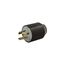 Auto Grip Locking Plug, #16-12 Awg, 15A, 277V, Auto Grip, L7-15, 2-Pole 3-Wire 0.33 To 0.66", 4771N