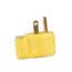 Arrow Hart Straight Blade Plug, #18-12 Awg 15A, 125V, Vinyl, 5-15P, 2-Pole 3-Wire, 0.25-0.66", 4867AN-BOX