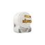 Arrow Hart Straight Blade Angled Plug, #18-12 Awg 15A, 125V, White, Vinyl, 5-15P, 2-Pole 3-Wire, 4867ANW-BOX